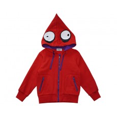 MONSTER HOOD ZIP-UP (RED)