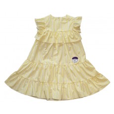 YELLOW STRIPE DRESS (YELLOW)