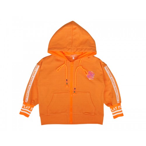 COLOUR PLAY ZIP-UP (ORANGE)