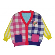 MY RAINBOW CARDIGAN (PINK)