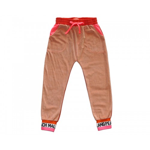 VELVET COLOUR BLOCK PANTS (PINK) - 20% 할인