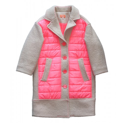 UNIQUE PATCHED PADDING COAT (PINK) - 30% 할인